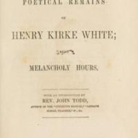 Henry Kirke White