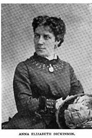 DICKINSON, Mrs. Anna Elizabeth